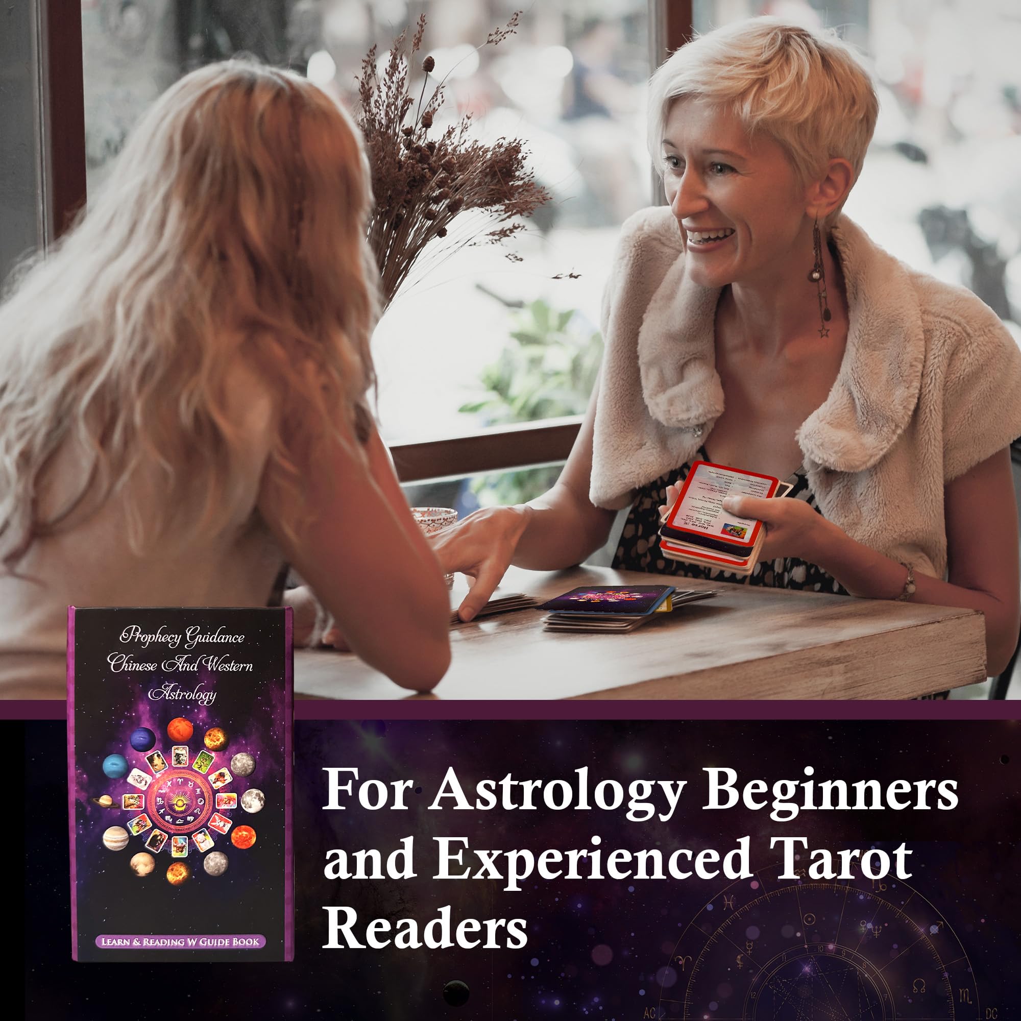 Amazon.com: VisionaryGu Astrology Learning Oracle Deck – Western